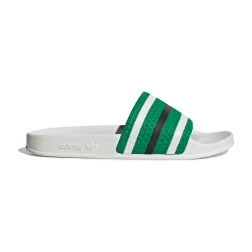 adidas Adilette Green White Black