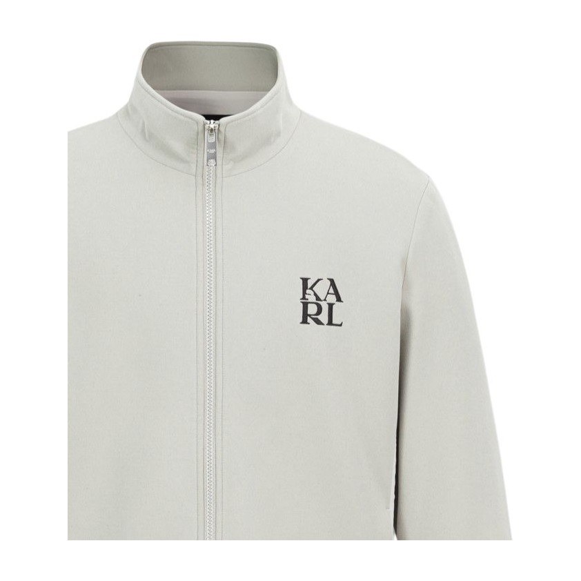 KARL LAGERFELD FW25 Embroidered Zip Jacket