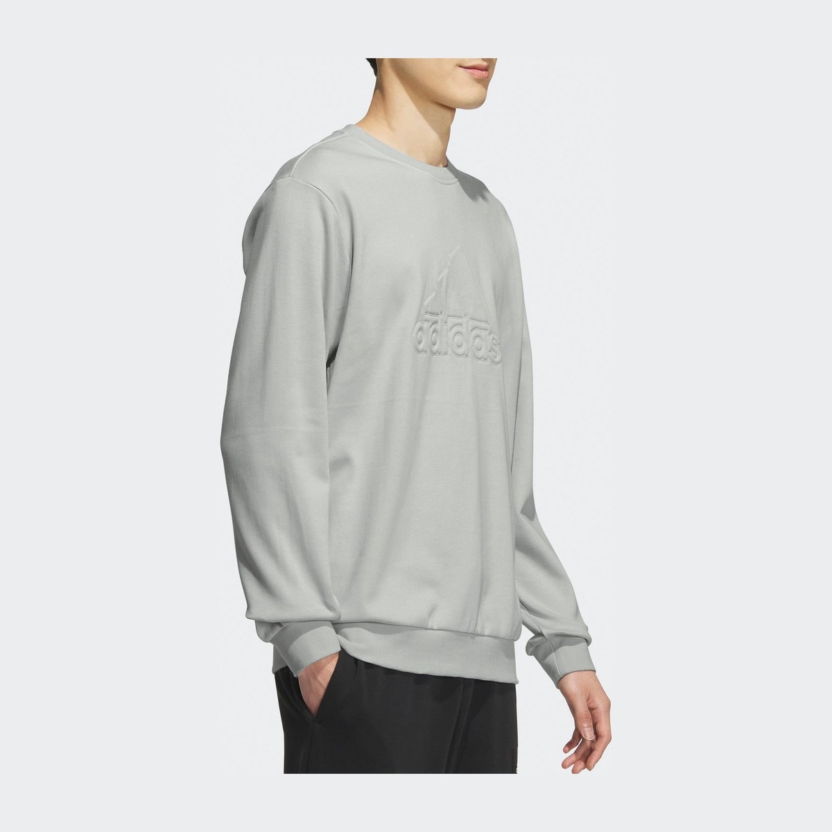 adidas Sportswear Lounge Sweatshirt Silver Gray