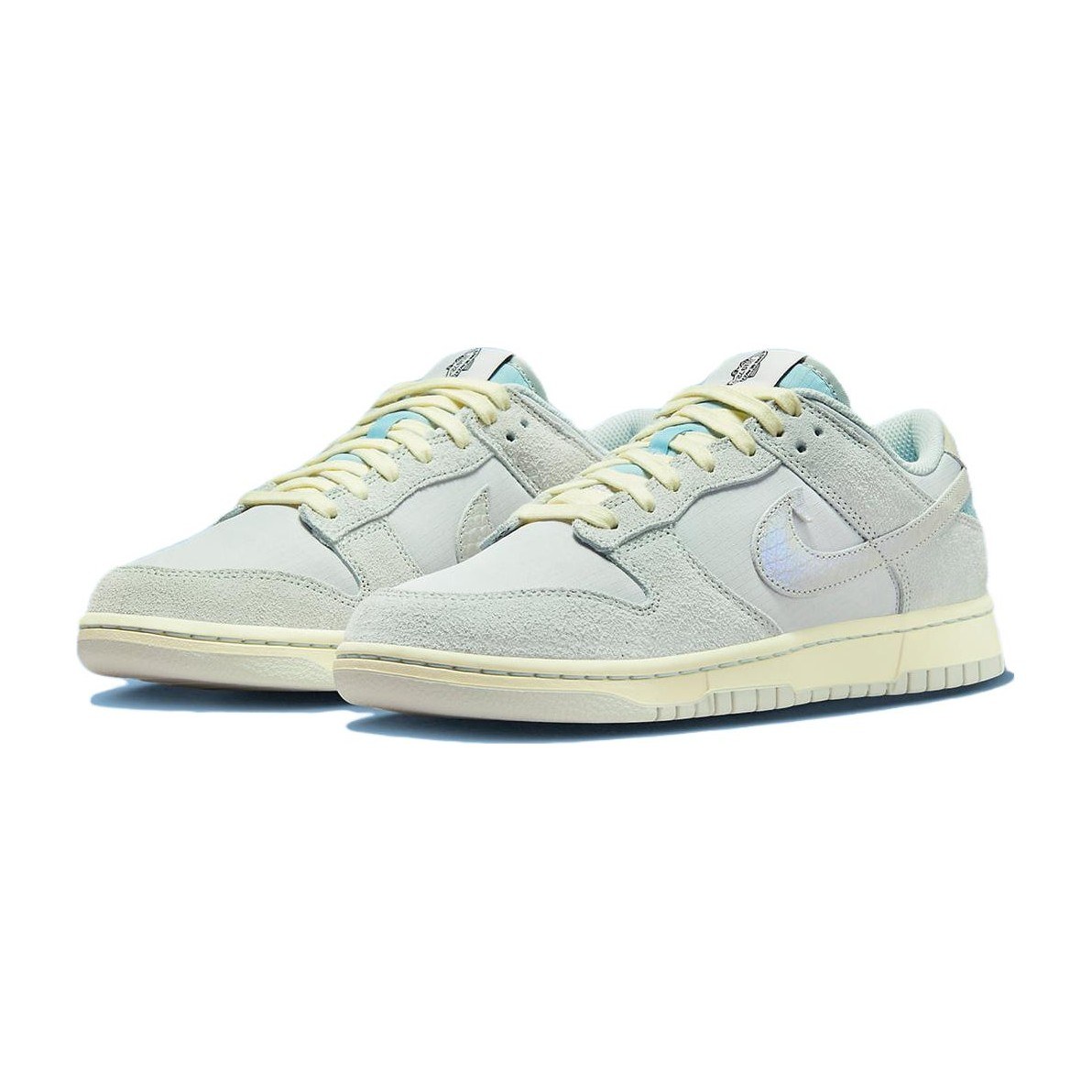 Nike Dunk Low "Gone Fishing" Light Silver Ocean Bliss