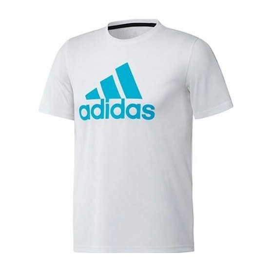 adidas Crew Neck T-Shirt White Printed
