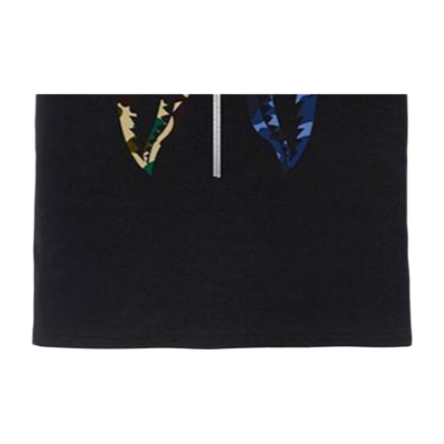 BAPE Mix Camo Shark Tee Black