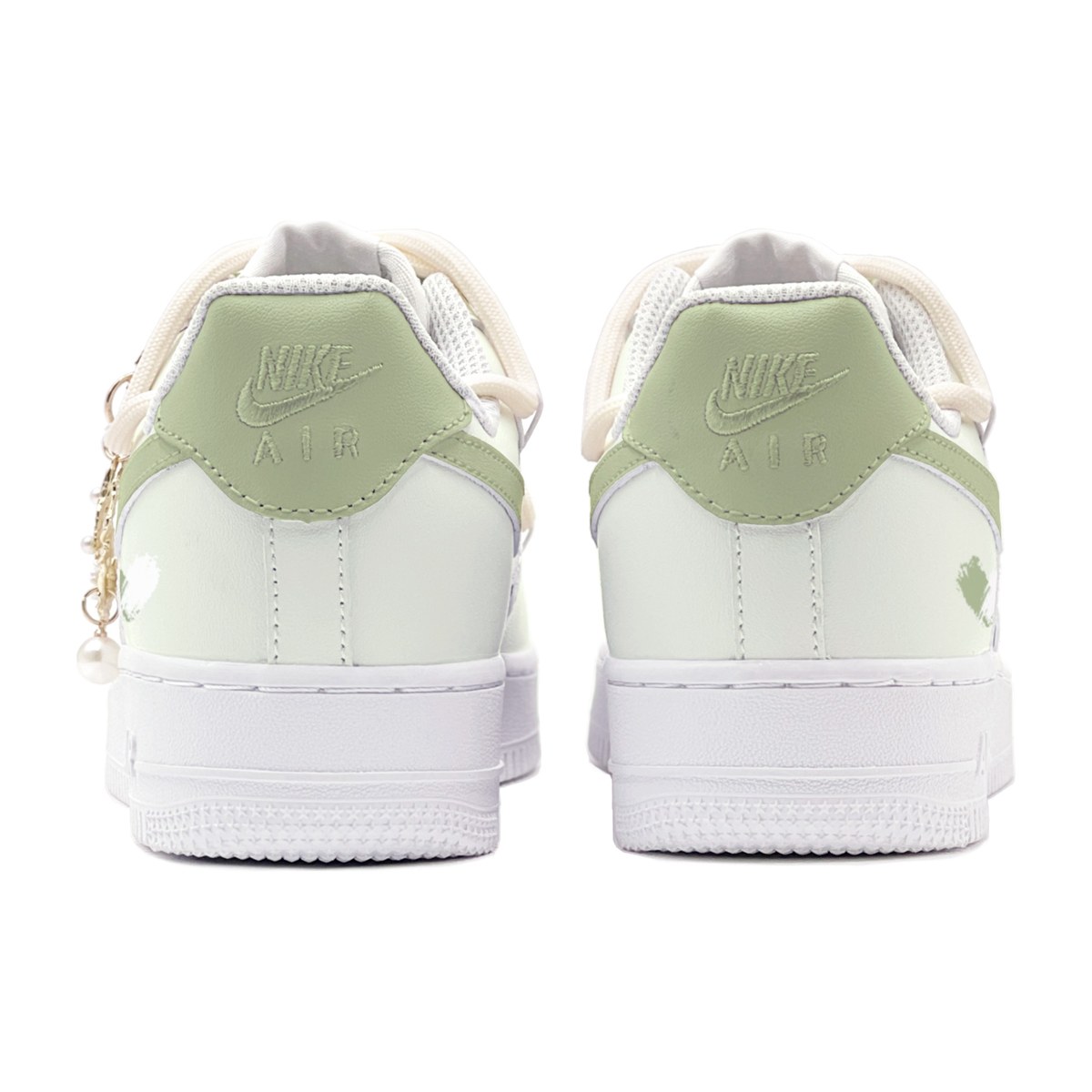Nike Air Force 1 Low GS Green White
