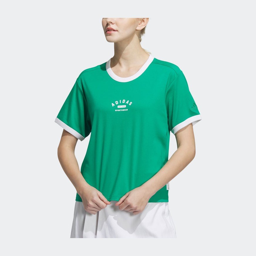 adidas Verbiage Tee Lawn Green