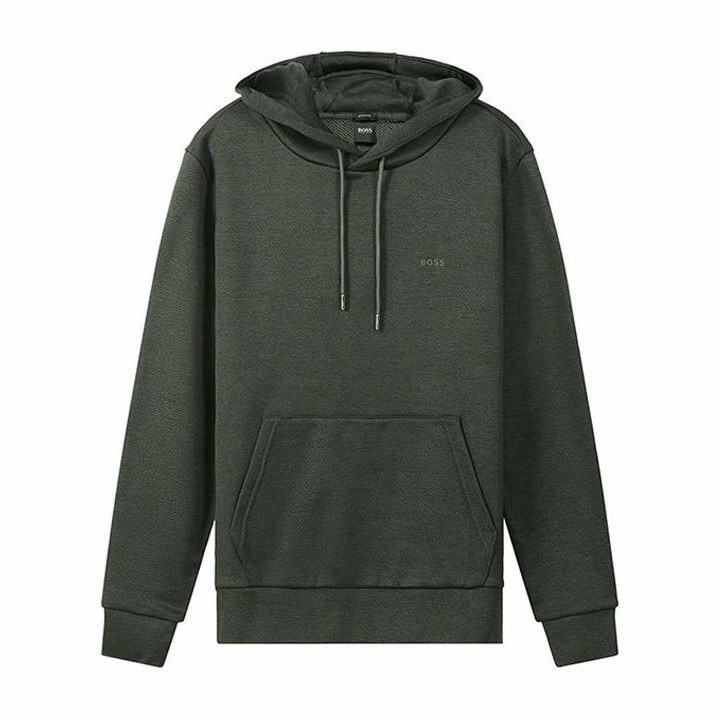 HUGO BOSS Logo Hoodie Green