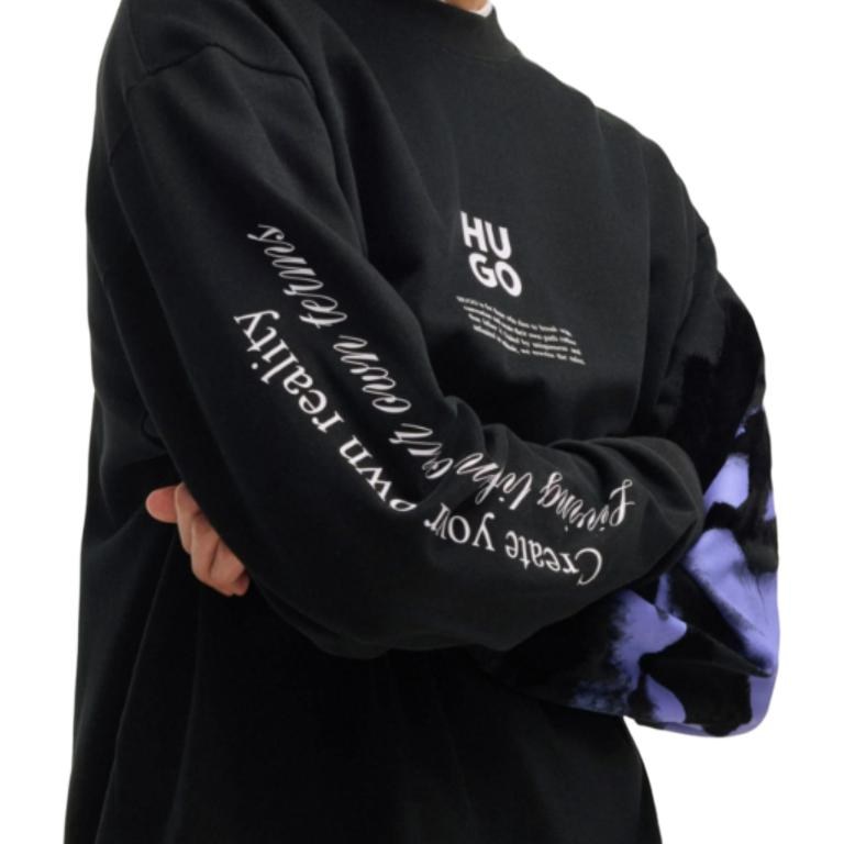 HUGO BOSS Logo Crewneck Sweatshirt Black