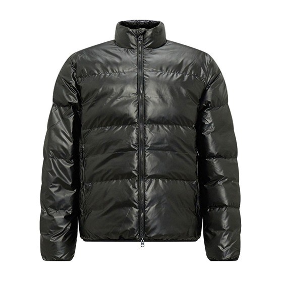 Emporio Armani EA7 Quilted Cotton Jacket Black