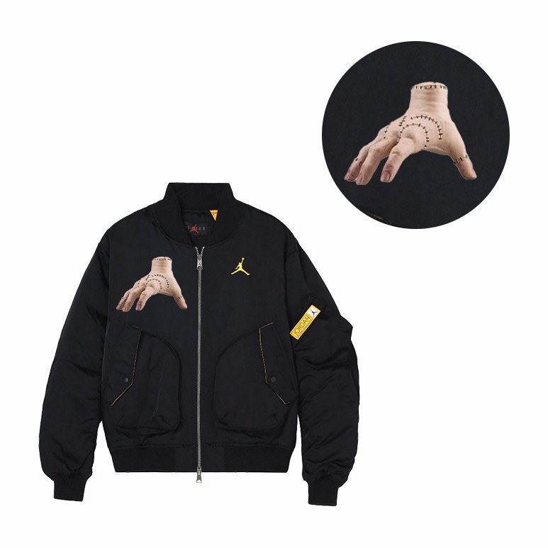 Jordan City Original Art Outdoor Zip Jacket Black