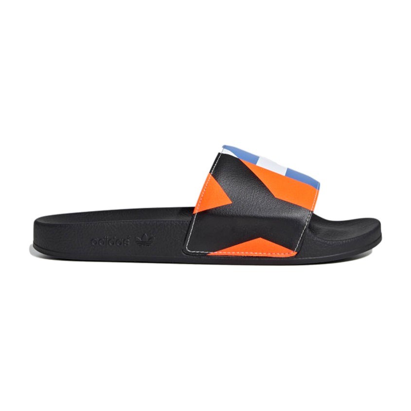 Y-3 Adilette Black Blue Orange