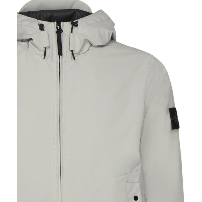 Stone Island Hooded Zip Logo Jacket