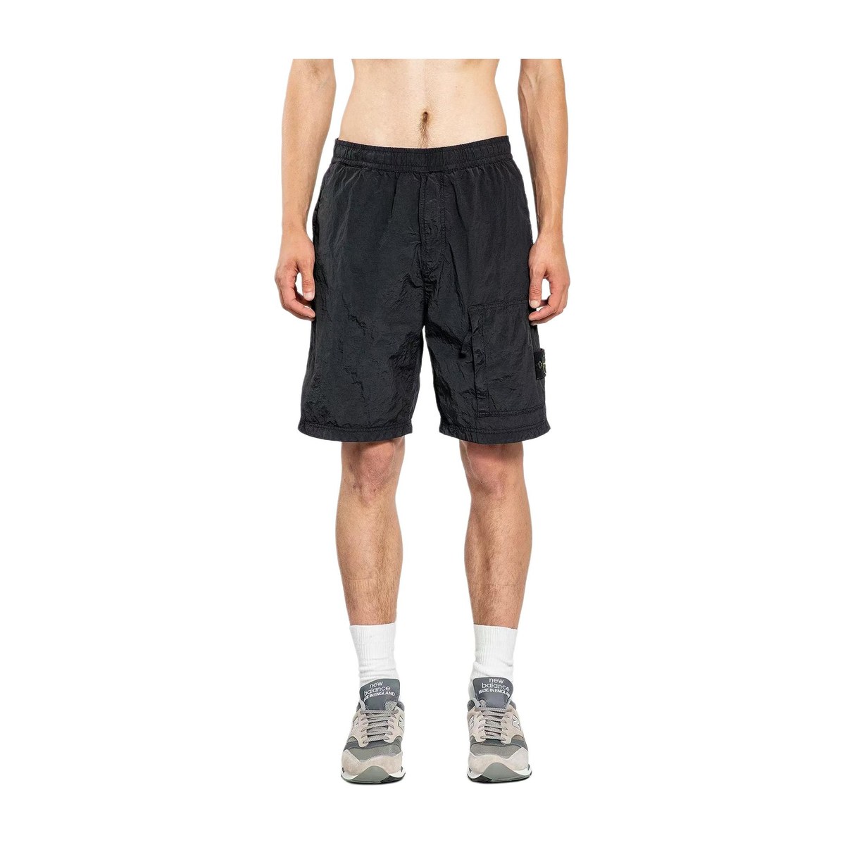 Stone Island Nylon Metal Shorts Black