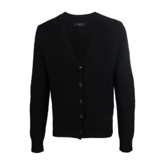AMIRI V-Neck Knit Sweater Black