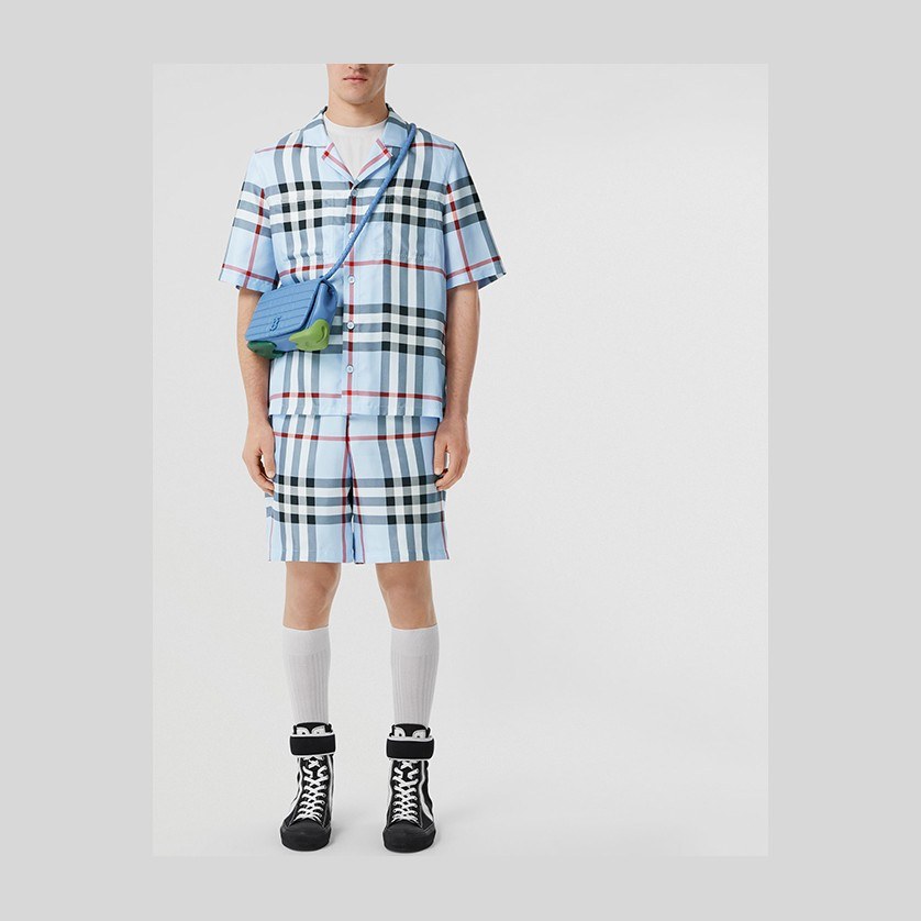 Burberry SS22 Colorblock Check Shirt