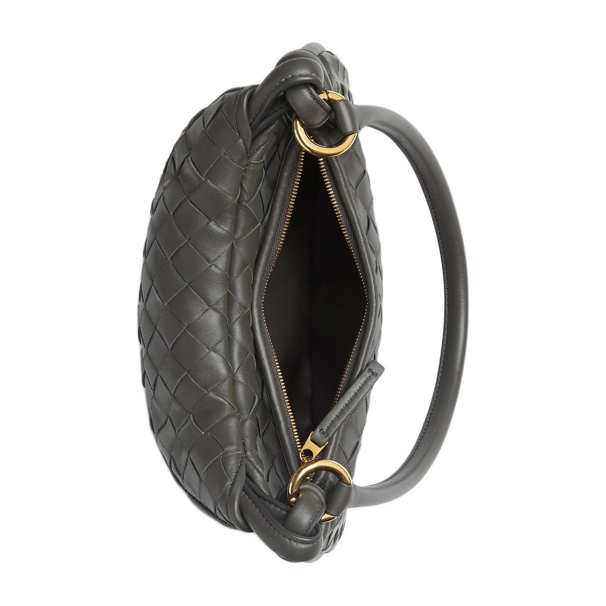 Bottega Veneta Small Gemelli Light Graphite