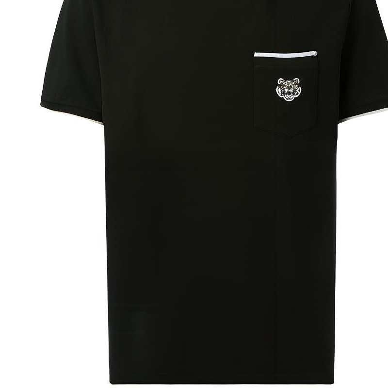 KENZO Tiger Head Embroidered Pocket T-Shirt