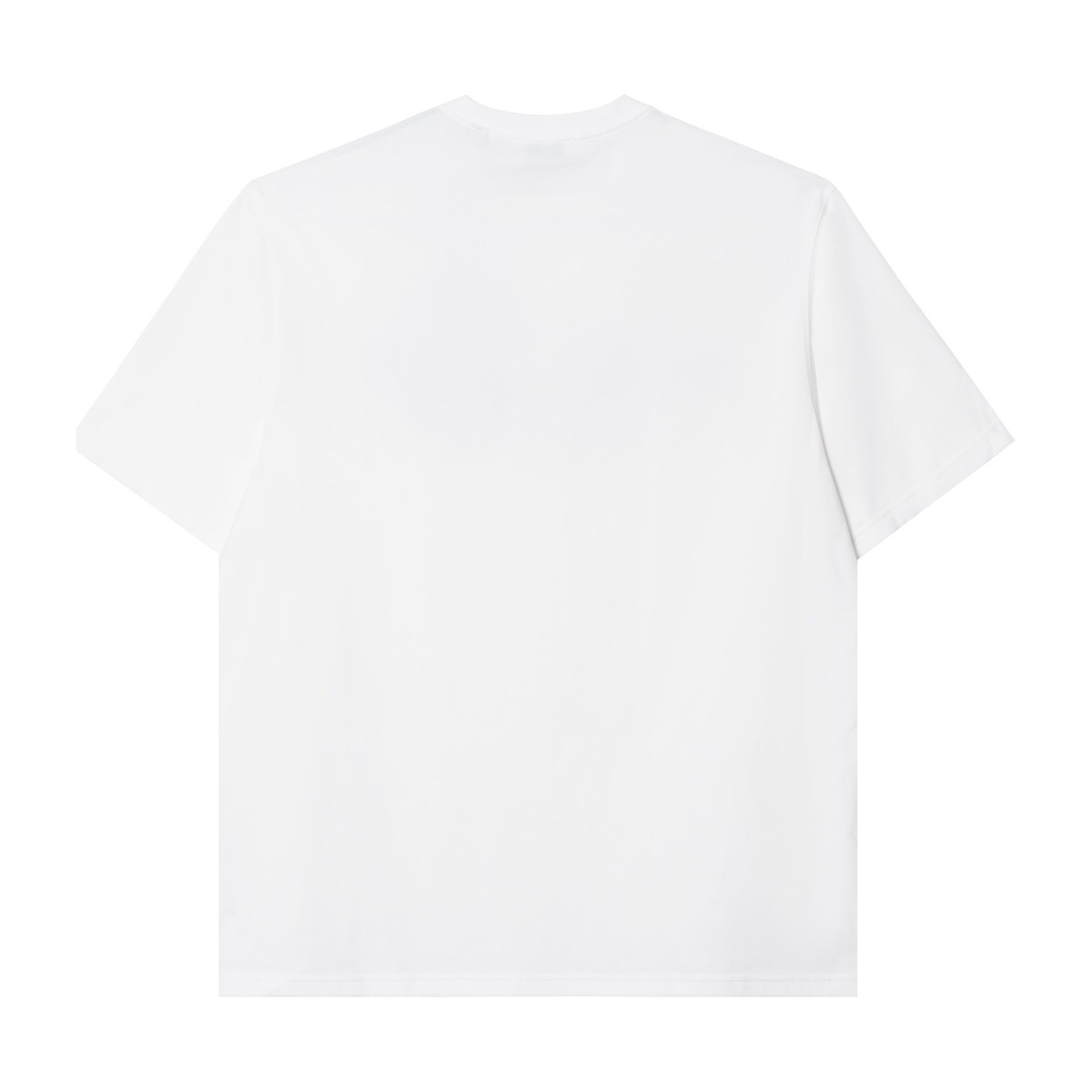 Burberry Ribbed Logo Crewneck T-Shirt White