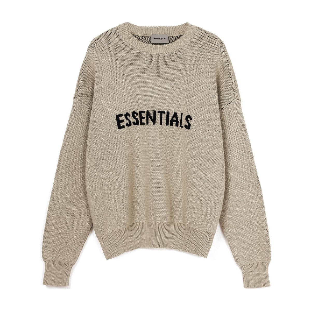 Fear of God Essentials Knit Pullover Beige Linen