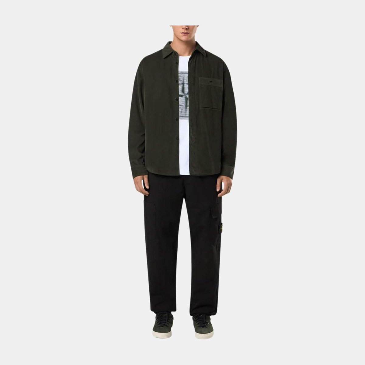 Stone Island Cargo Pants Black