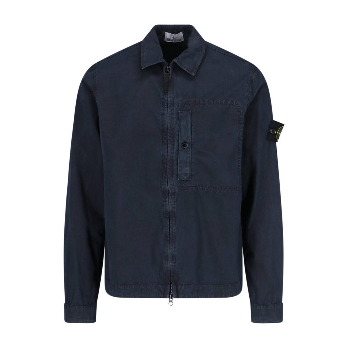 Stone Island Logo Zip Shirt