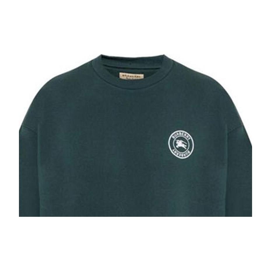 Burberry FW22 Logo Crewneck Sweatshirt Green