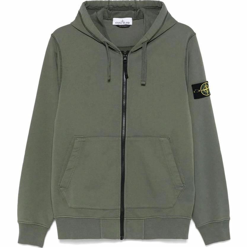 Stone Island Hooded Jacket Green