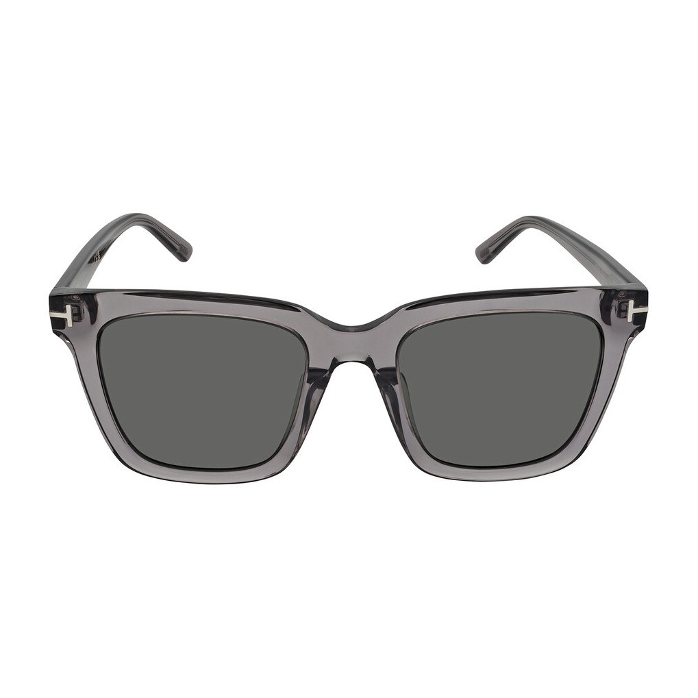 Tom Ford Logo Acetate Square Sunglasses Gray