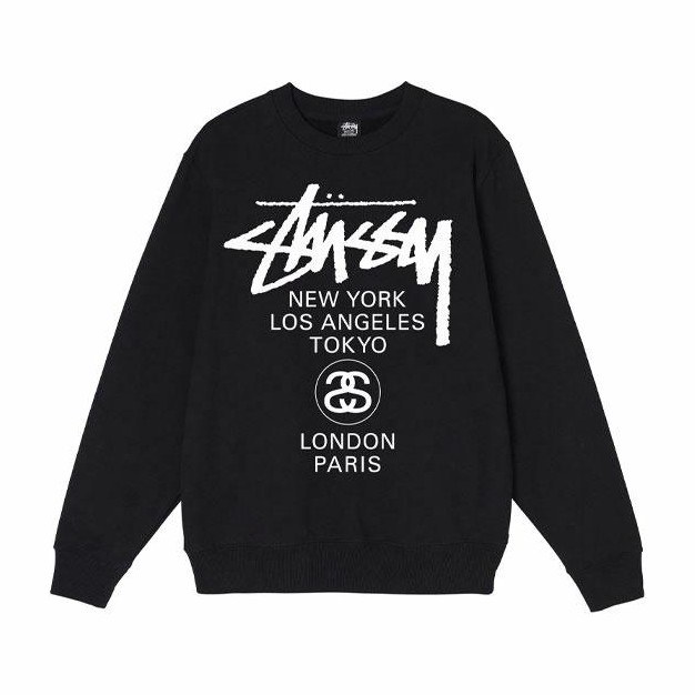 Stussy World Tour Crewneck Sweatshirt