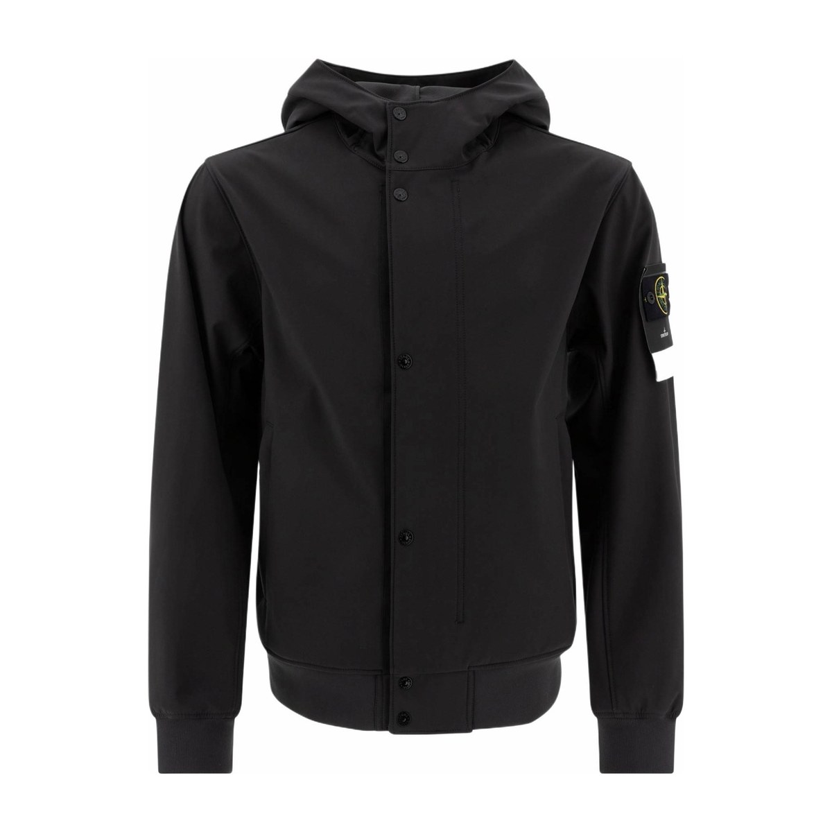 Stone Island SS25 Soft Shell Jacket Carbon Grey