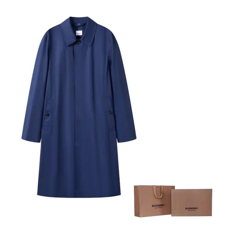 Burberry Trench Coat Blue