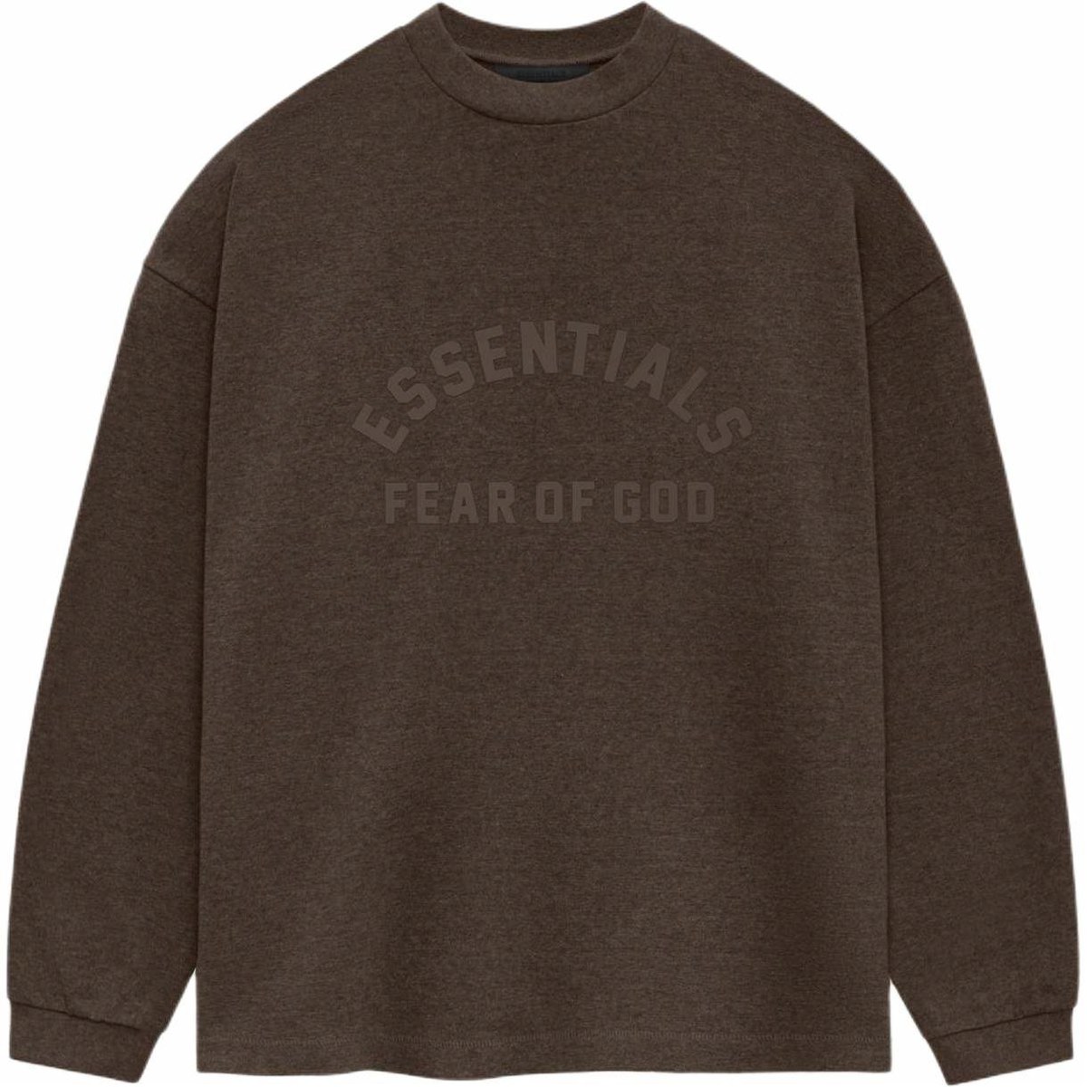 Fear of God Essentials SS24 Heavy L/S Tee Heather Wood