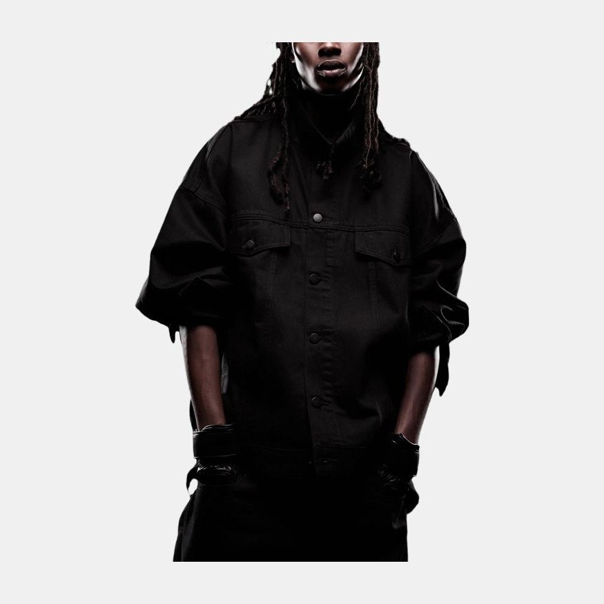 Fear of God Essentials Denim Jacket Jet Black