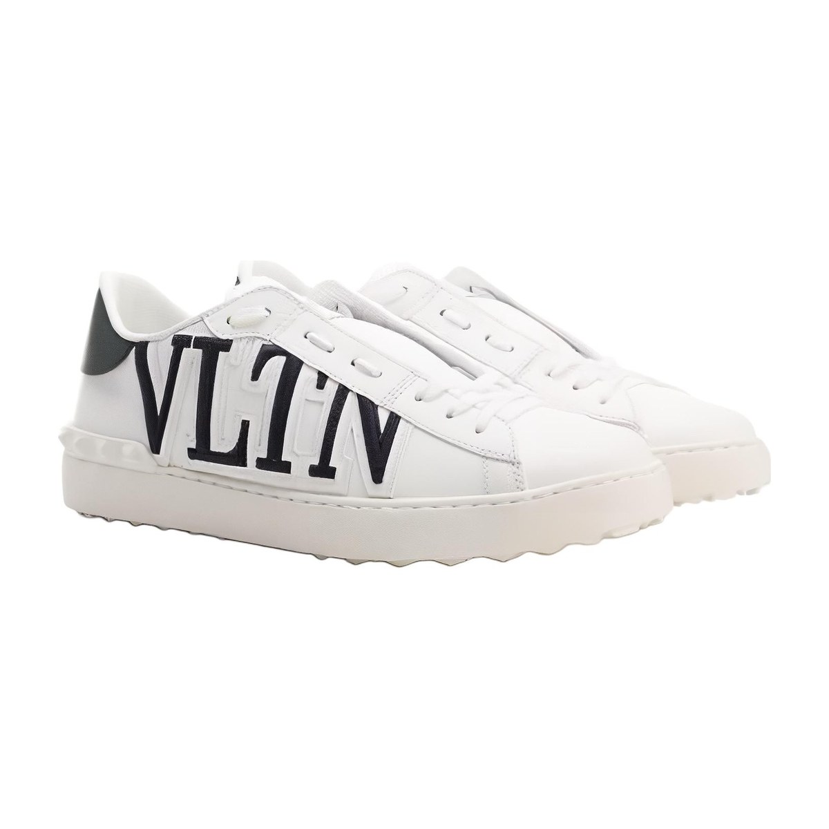 Valentino Open White Green Black