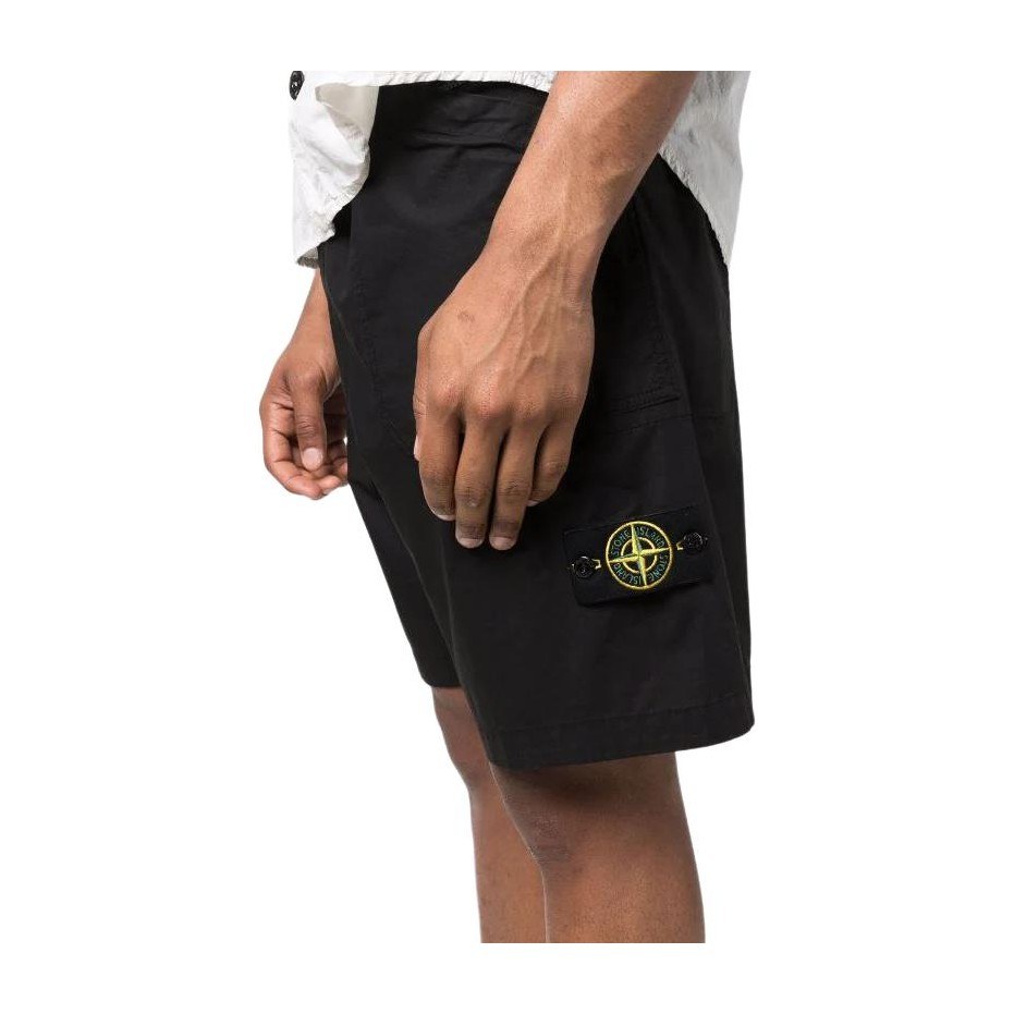 Stone Island Bermuda Shorts Black