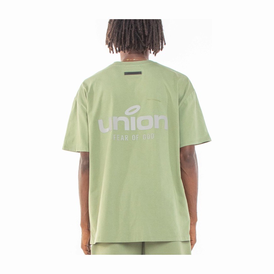 Fear of God Essentials x Union LA Vintage Tee Green