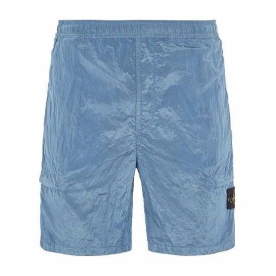 Stone Island Shorts Light Blue