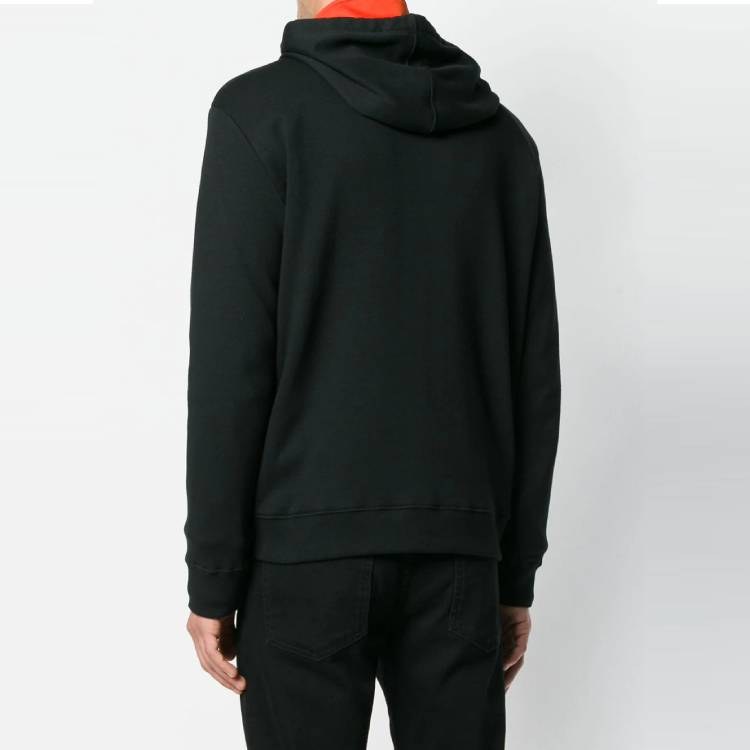 Valentino Vltn Logo Zip Hoodie Jacket Black