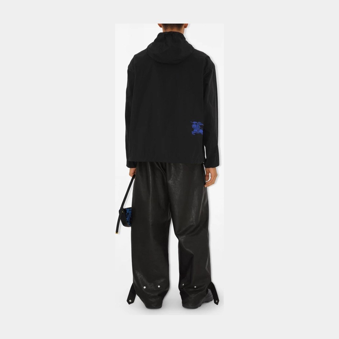 Burberry Hooded Zip Jacket Black