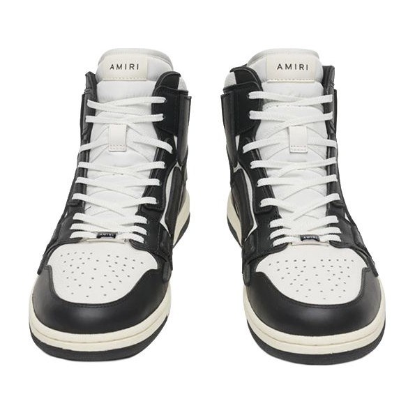 AMIRI Skel-Toe Hi Black White