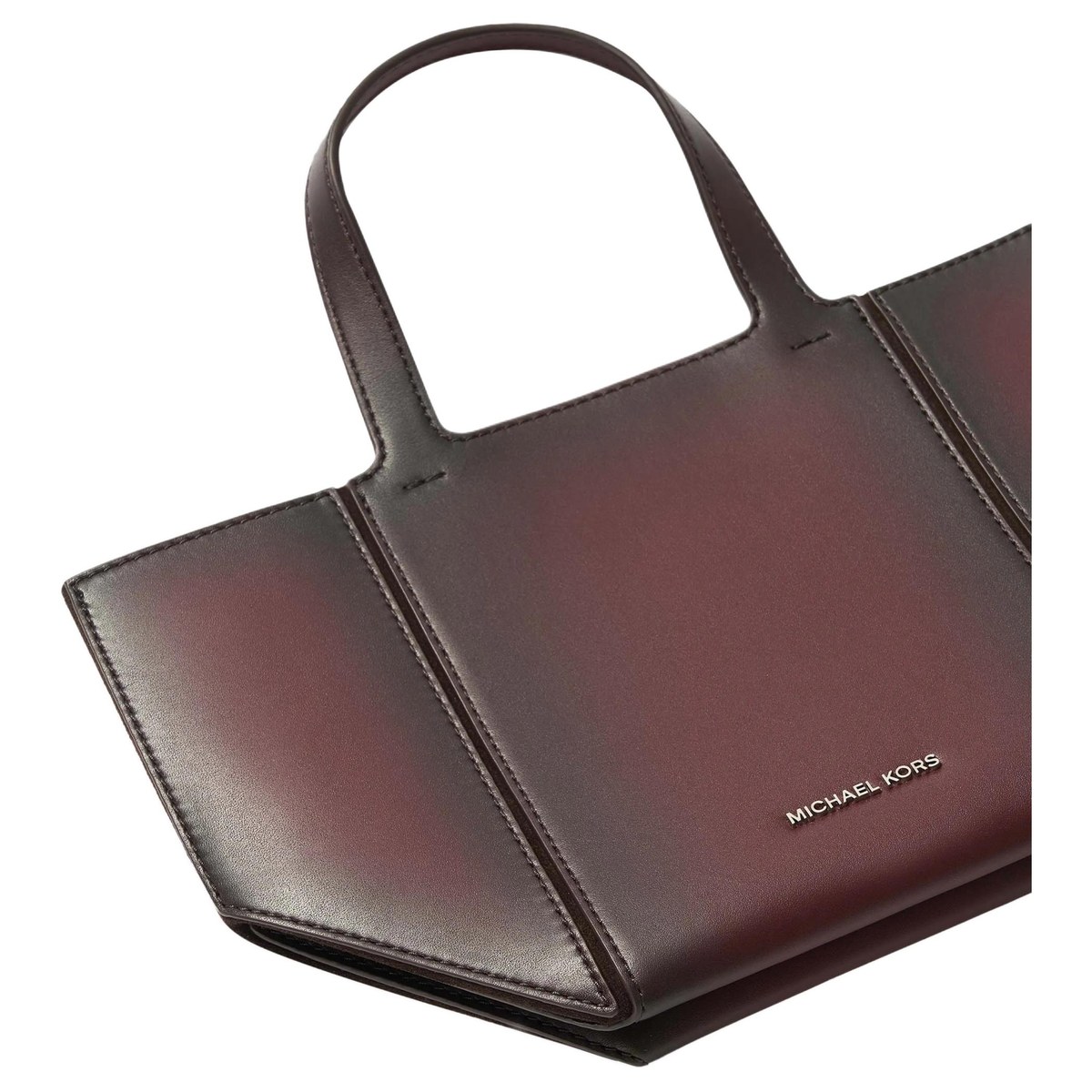Michael Kors Jordi Tote Bag Small Brown Red
