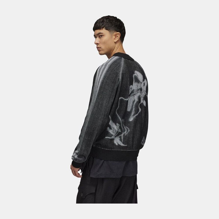 Y-3 GFX Knit Cardigan Black