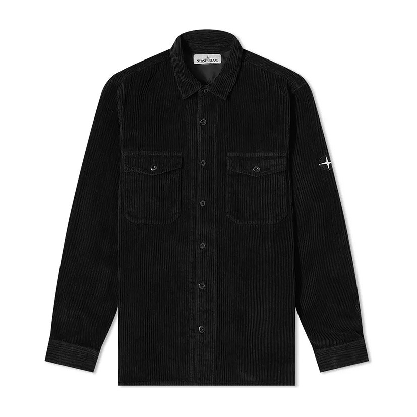 Stone Island Corduroy Jacket Black
