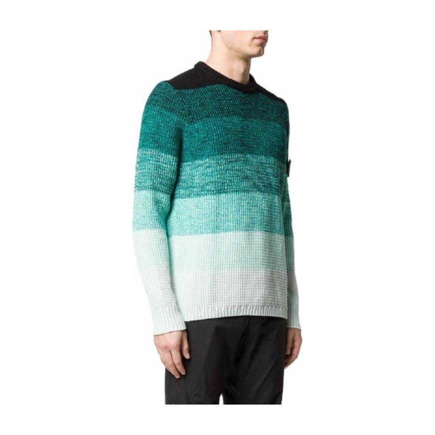 Stone Island Gradient Crewneck Knit Sweater