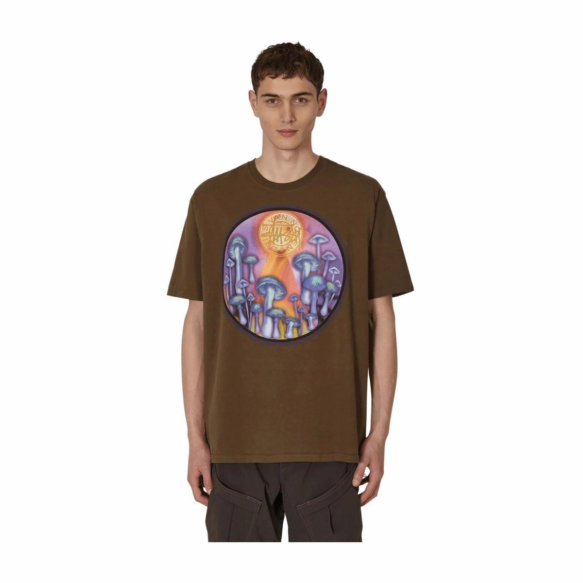 Stussy x Dries Van Noten Brown T-Shirt