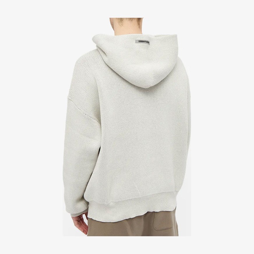 Fear of God Essentials Knit Hoody Light Heather Oatmeal
