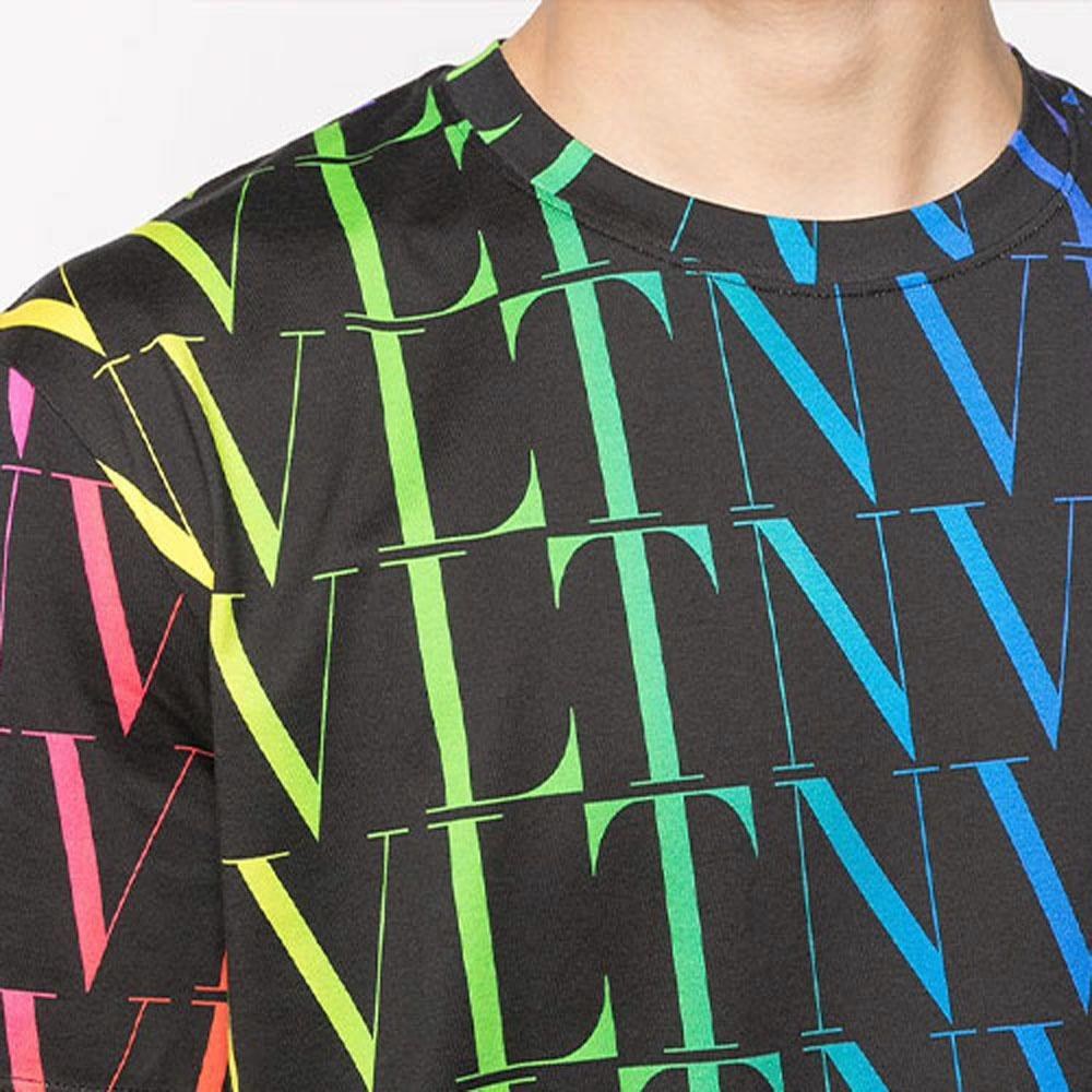 Valentino Rainbow Logo T-Shirt