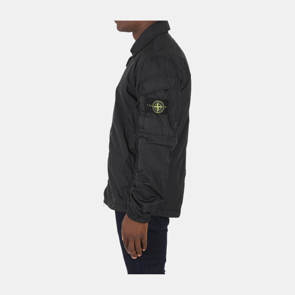 Stone Island FW22 Nylon Shirt Jacket Black