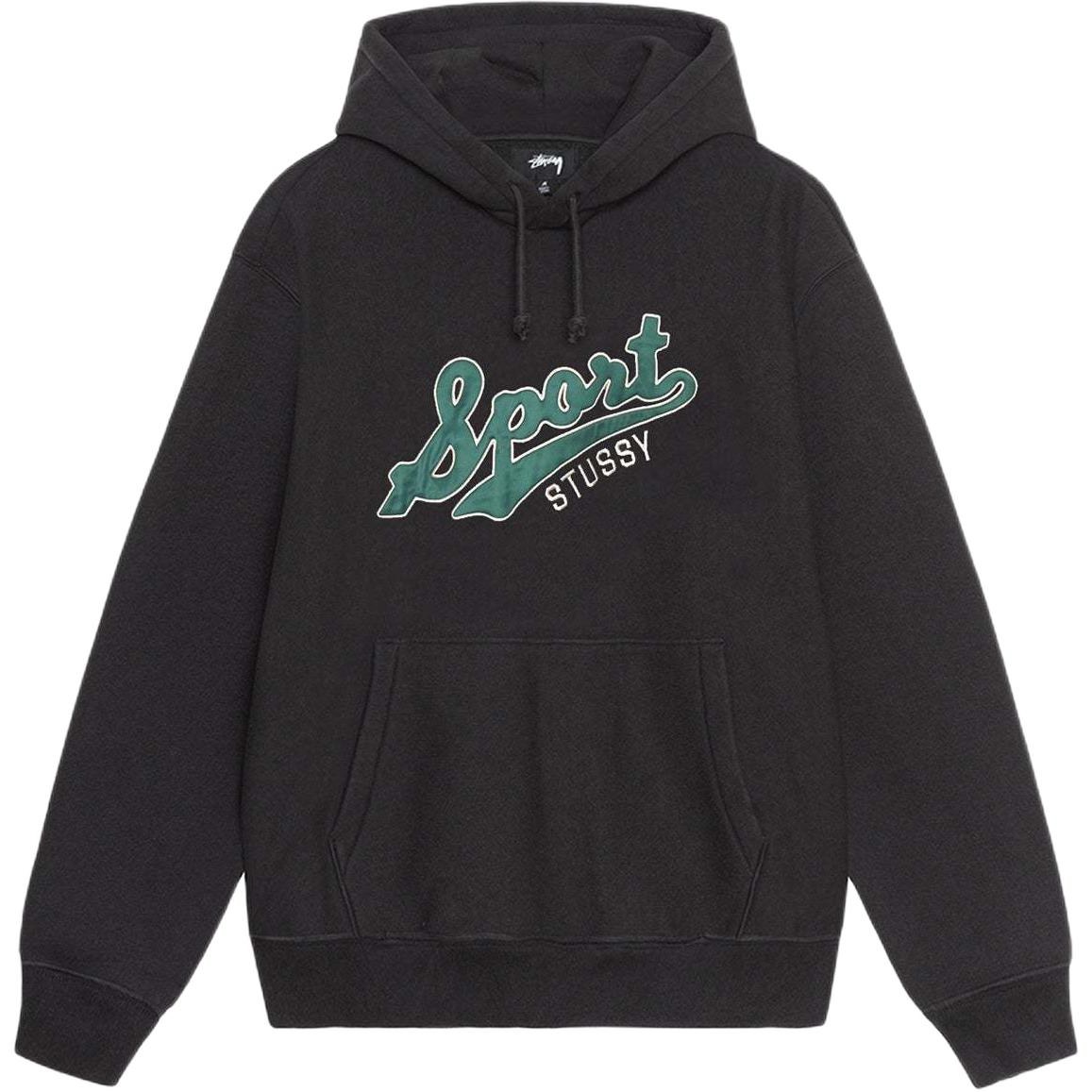 Stussy FW24 Satin Patch Oversized Hoodie