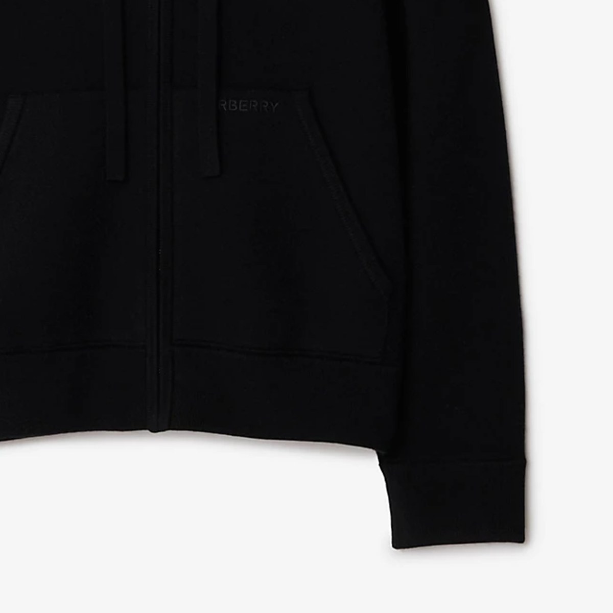 Burberry Logo Hoodie Black
