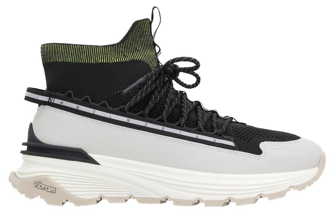 Moncler High-Top Sneakers Black Grey