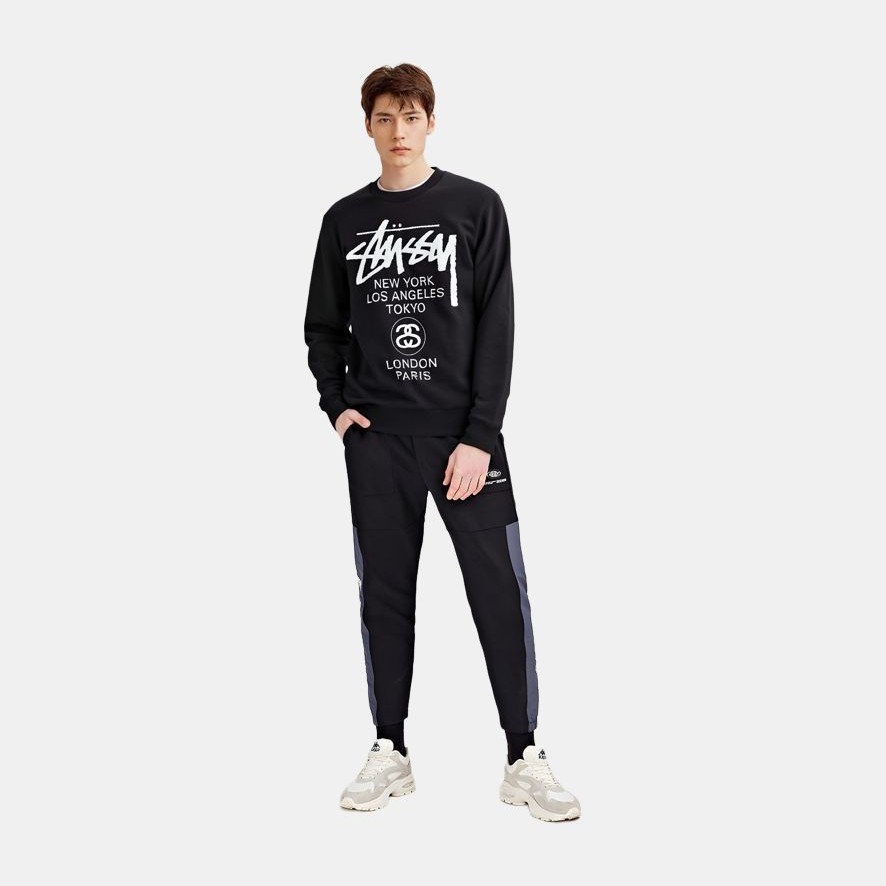 Stussy World Tour Crewneck Sweatshirt